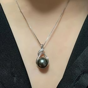 Lxalry Women's Handmade Tahitian-Black Pearl Necklace is the perfect gift for women for birthday, anniversary