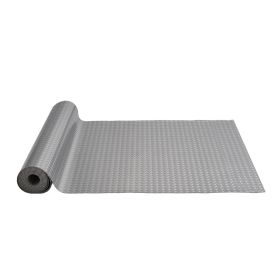 VEVOR Garage Floor Mat 4.9x19ft Vinyl Garage Flooring Roll Anti-Slide Diamond Texture Gray Garage Mats for Under Car 93 sqft Covering Space DIY P