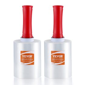 VEVOR Stretch Film, 5 inches x 1000 feet, 2 Pack, 80 Gauge Industrial Strength Clear Durable Stretch Wrap Roll